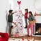 Pencil Christmas Tree Unlit Slim Artificial Tree with Foldable Base & Easy Assembly